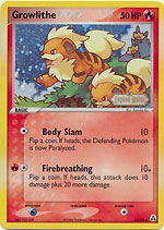 Growlithe - 55/92 - Common - Reverse Holo